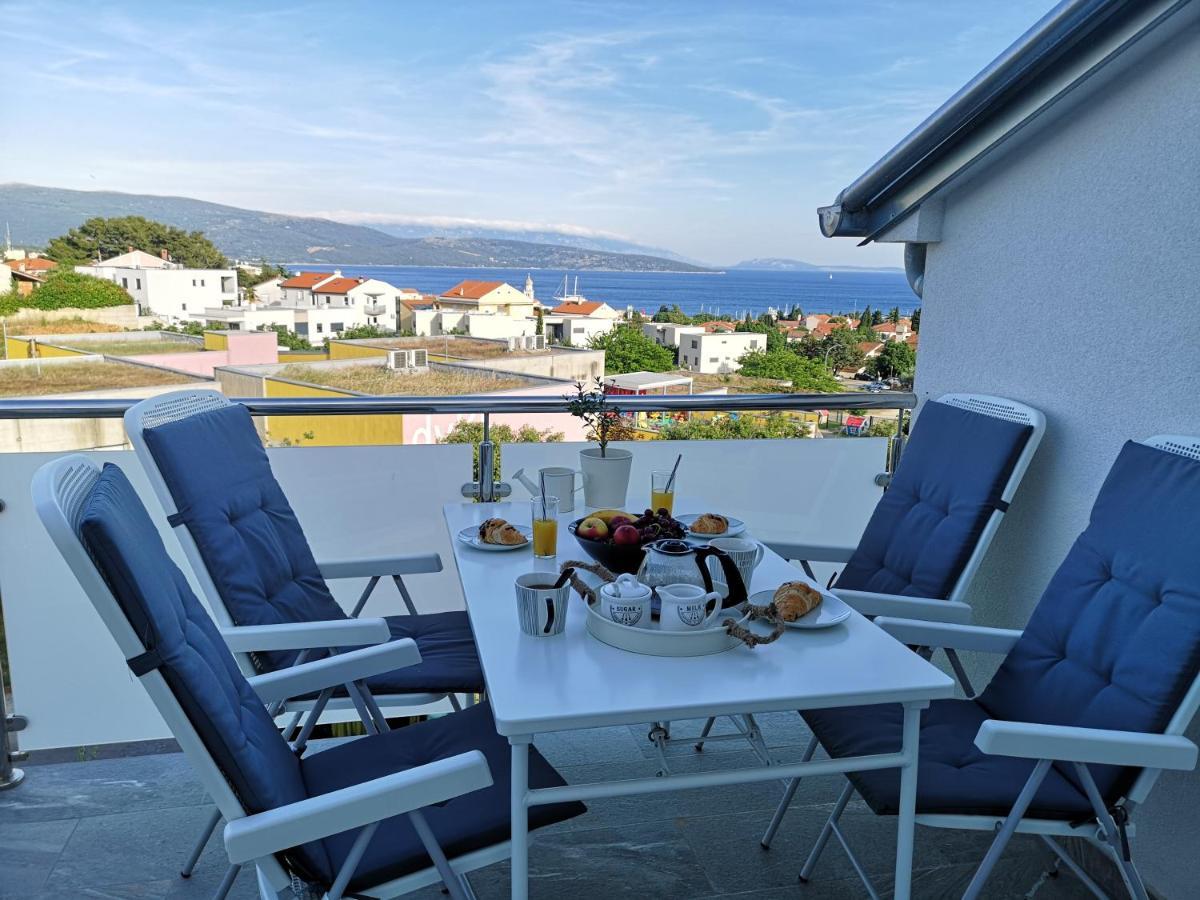 Apartman The View Krk Krk Town Exteriör bild